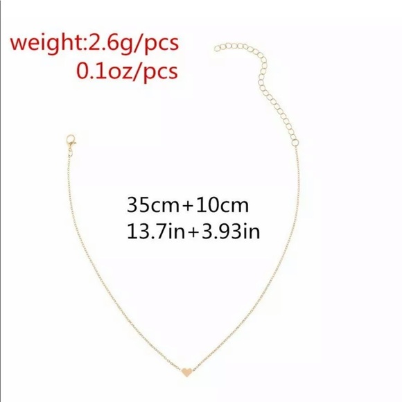 Romantic heart necklace - Picture 5 of 5